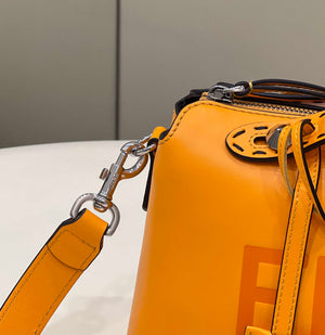 Fendi 8BL146 By The Way Medium Orange leather Boston bag - Default Title - View 5