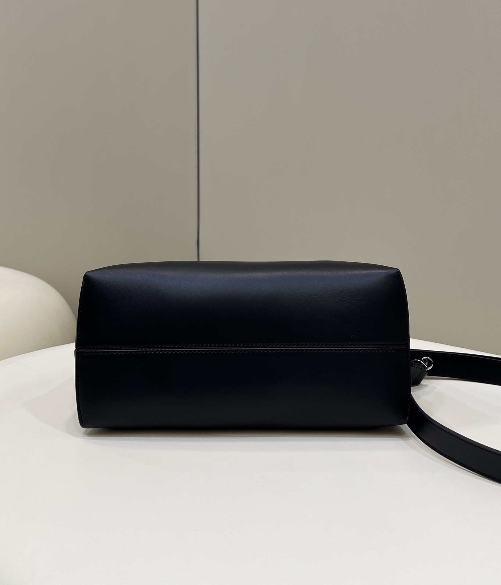 Fendi 8BL146 By The Way Medium Black leather Boston bag