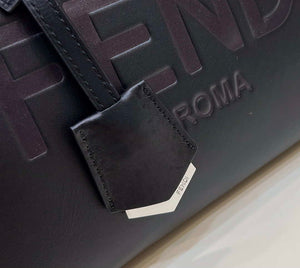 Fendi 8BL146 By The Way Medium Black leather Boston bag - Default Title - View 5