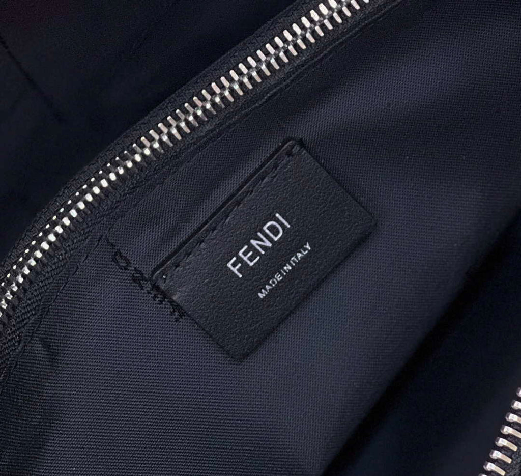 Fendi 8BL146 By The Way Medium Black leather Boston bag