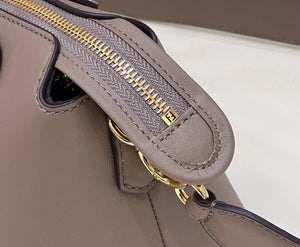 Fendi 8BL146 By The Way Medium Gray leather Boston bag - Default Title - View 4