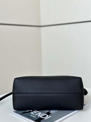 Fendi 8BL155 By The Way Selleria Medium Black Selleria bag with 192 hand-sewn stitches 8668 - Default Title - View 3