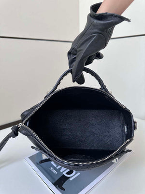 Fendi 8BL155 By The Way Selleria Medium Black Selleria bag with 192 hand-sewn stitches 8668 - Default Title - View 8