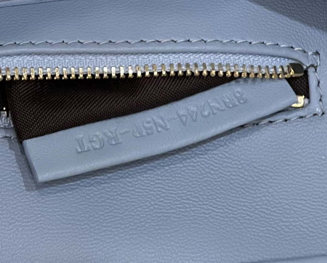 Fendi 8BN244 Peekaboo Iconic Mimi Blue Leather 8315 Bag - Default Title - View 7