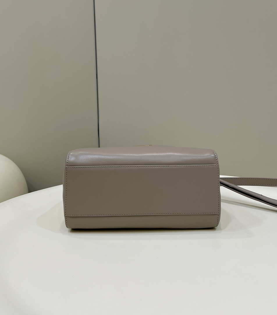 Fendi 8BN244 Peekaboo Iconic Mimi Gray Leather 8315 Bag - Default Title - View 3