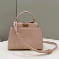 Fendi 8BN244 Peekaboo Iconic Mimi Pink Leather 8315 Bag - Default Title - View 1