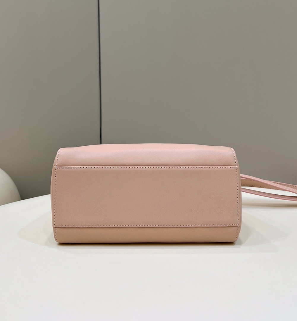 Fendi 8BN244 Peekaboo Iconic Mimi Pink Leather 8315 Bag