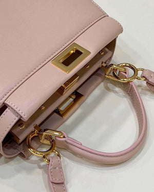 Fendi 8BN244 Peekaboo Iconic Mimi Pink Leather 8315 Bag - Default Title - View 12
