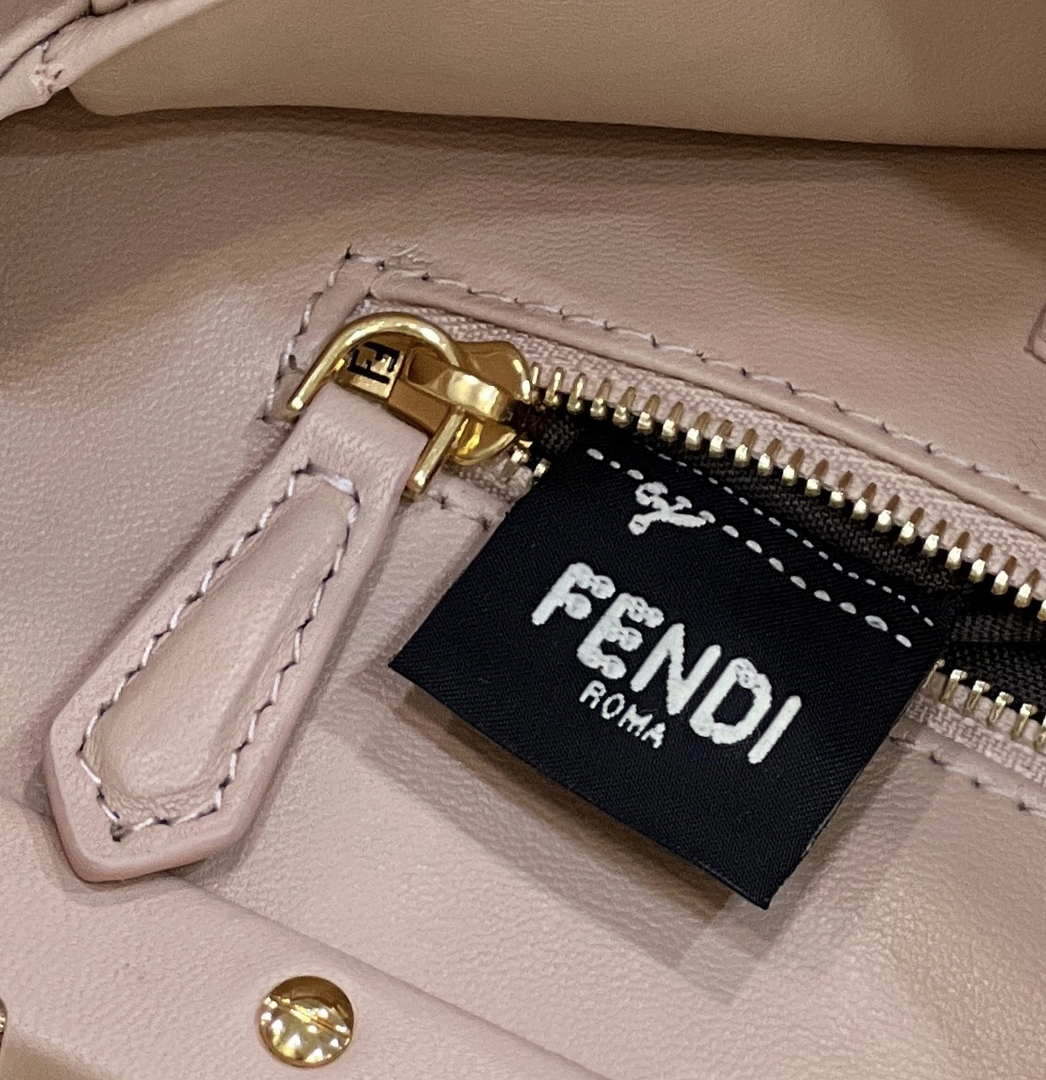Fendi 8BN244 Peekaboo Iconic Mimi Pink Leather 8315 Bag