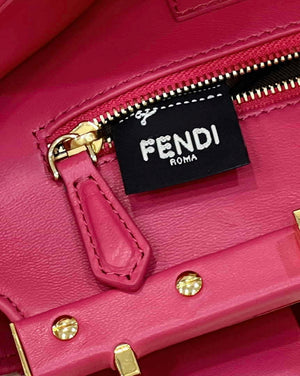 Fendi 8BN244 Peekaboo Iconic Mimi Rose red Leather 8315 Bag - Default Title - View 4