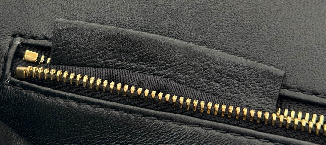 Fendi 8BN244 Peekaboo Iconic Mini Black Leather 8315 Bag