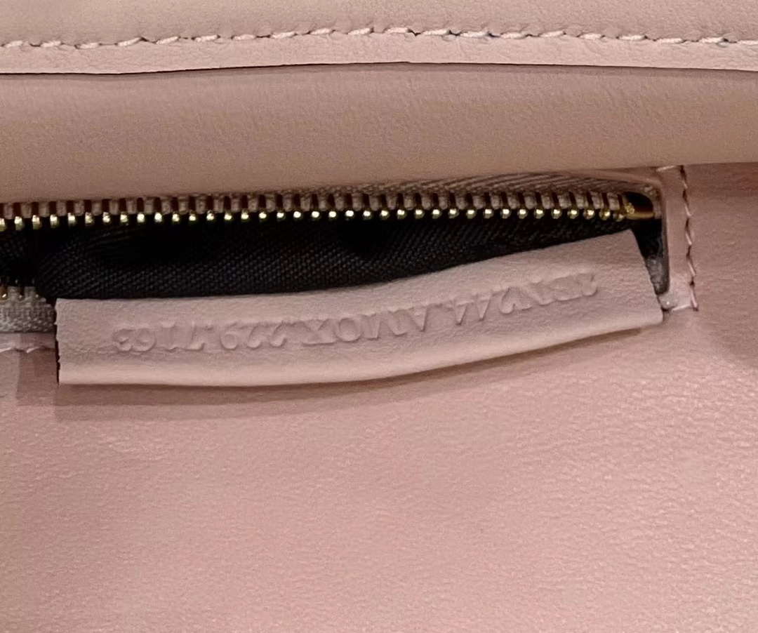 Fendi 8BN244 Peekaboo Mimi Pink Leather Bag 8596S - Default Title - View 7