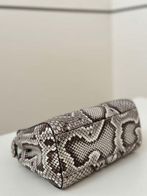 Fendi 8BN244 Peekaboo Mini Bag Gray Python Leather Bag 66803 - Default Title - View 3