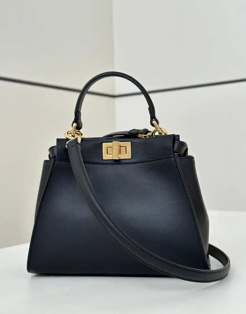 Fendi 8BN244 Peekaboo Mini Light Green leather bag 2125