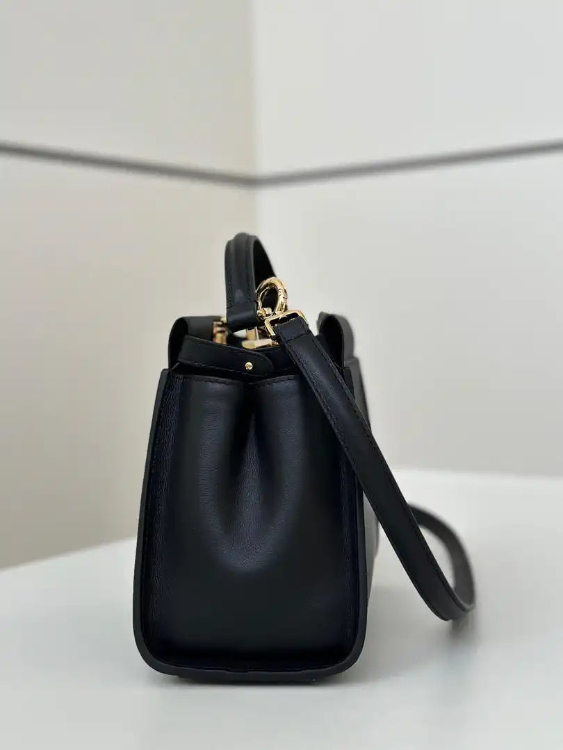 Fendi 8BN244 Peekaboo Mini Light Green leather bag 2125