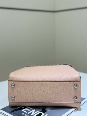Fendi 8BN244 Peekaboo Mini Pink Selleria bag with 220 hand-sewn topstitches 8522A - Default Title - View 3
