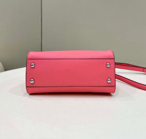 Fendi 8BN244 Peekaboo Mini Pink Selleria bag with 220 hand-sewn topstitches 8615 - Default Title - View 9