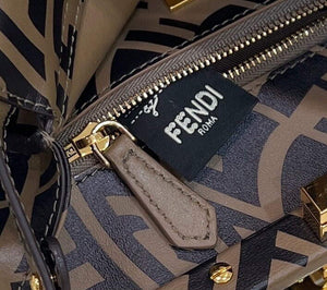 Fendi 8BN244 Peekaboo Signature Mini Bag Brown - Default Title - View 6