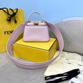 Fendi 8BN320 Peekaboo ICONIC XS Light Purple Nappa Leather 8328 Bag - luxibagsmall