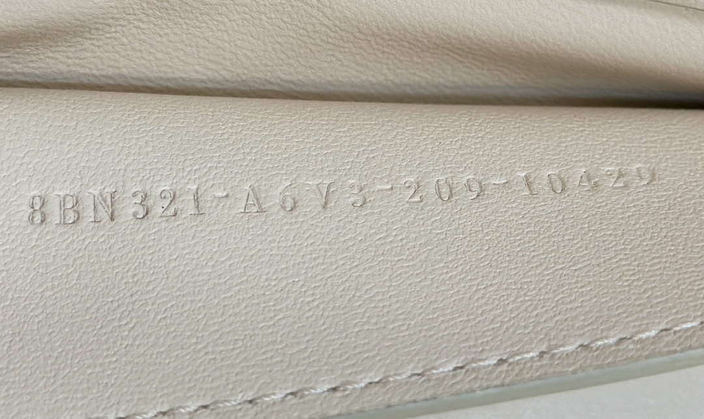 Fendi 8BN321 Peekaboo ISeeU Medium Beige interlace leather bag 80138L