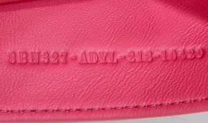 Fendi 8BN321 Peekaboo ISeeU Medium Pink Selleria bag with 646 hand-sewn topstitches 80133 - Default Title - View 6