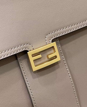 Fendi 8BN321 Peekaboo Iseeu Medium Gray Leather Bag 8596L - Default Title - View 9