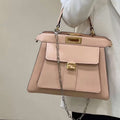 Fendi 8BN321 Peekaboo Iseeu Medium Pink Leather Bag 8596L - Default Title - View 1