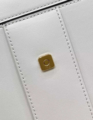 Fendi 8BN321 Peekaboo Iseeu Medium White Leather Bag 8596L - Default Title - View 7