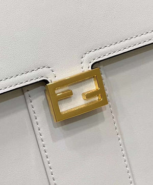 Fendi 8BN321 Peekaboo Iseeu Medium White Leather Bag 8596L - Default Title - View 9