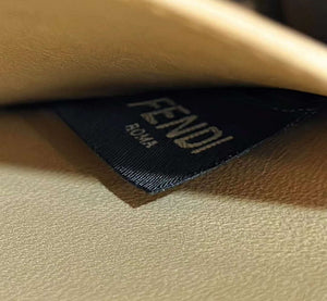 Fendi 8BN327 Peekaboo ISeeU Small Apricot interlace leather bag 80138M - Default Title - View 10