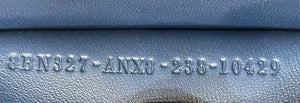 Fendi 8BN327 Peekaboo ISeeU Small Dark Blue interlace leather bag 80138M - Default Title - View 8
