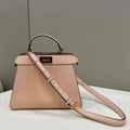 Fendi 8BN327 Peekaboo ISeeU Small Pink leather bag - Default Title - View 1