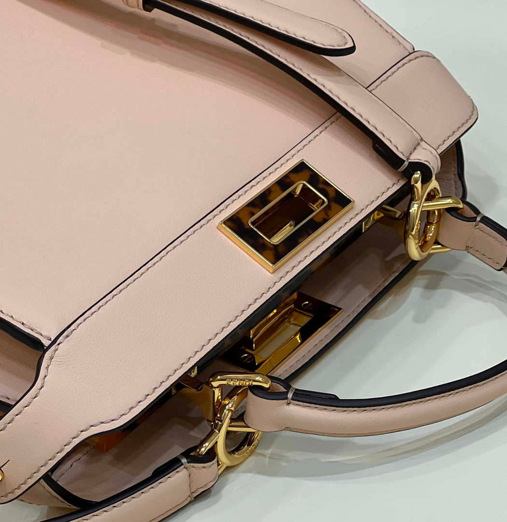 Fendi 8BN327 Peekaboo ISeeU Small Pink leather bag