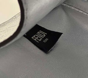 Fendi 8BN327 Peekaboo ISeeU Small Silver leather bag - Default Title - View 8