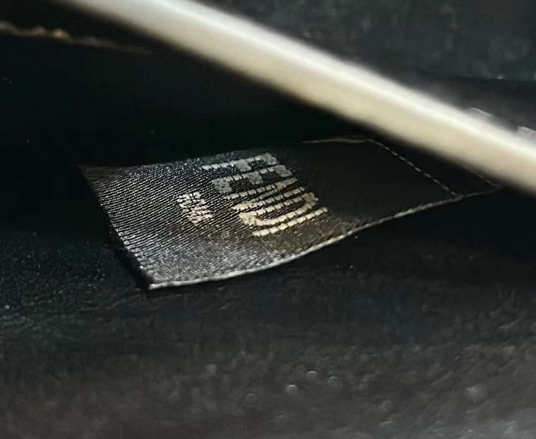 Fendi 8BN335 Peekaboo ISeeU Petite Black interlace leather bag 80138S - Default Title - View 8