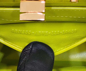 Fendi 8BN335 Peekaboo ISeeU Petite Lemon Green Padded Nappa Leather Bag - Default Title - View 8