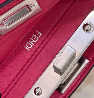 Fendi 8BN335 Peekaboo ISeeU Petite Padded Nappa Leather Bag Red - Default Title - View 5