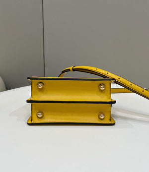 Fendi 8BN335 Peekaboo ISeeU Petite Padded Nappa Leather Bag Yellow - Default Title - View 4
