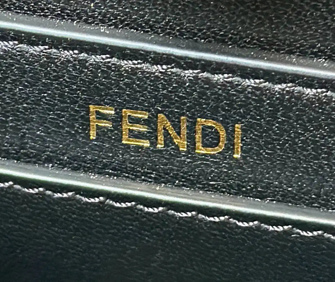 Fendi 8BN335A7SKF199A Peekaboo ISeeU Petite Blue ostrich leather bag