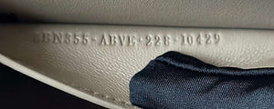 Fendi 8BN335ARBCF0E65 Peekaboo ISeeU Petite Dove grey leather and interlaced fibre bag 80169s - Default Title - View 8