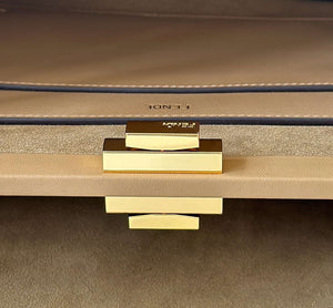 Fendi 8BN358AOVHF1D3Q Peekaboo Soft Large Cappuccino-coloured leather bag 80172L - Default Title - View 8