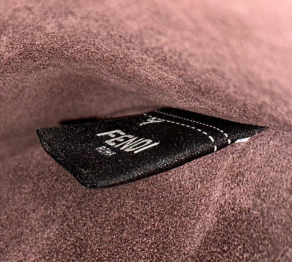 Fendi 8BN368AWPFF1V0H Fendi Way Medium Black leather and chocolate suede bag