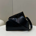 Fendi 8BP127 FENDI FIRST Medium Black Crocodile leather bag - Default Title - View 1