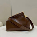 Fendi 8BP127 FENDI FIRST Medium Brown Crocodile leather bag - Default Title - View 1
