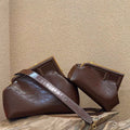 Fendi 8BP127 FENDI FIRST Medium Dark Brown Crocodile leather bag - Default Title - View 1