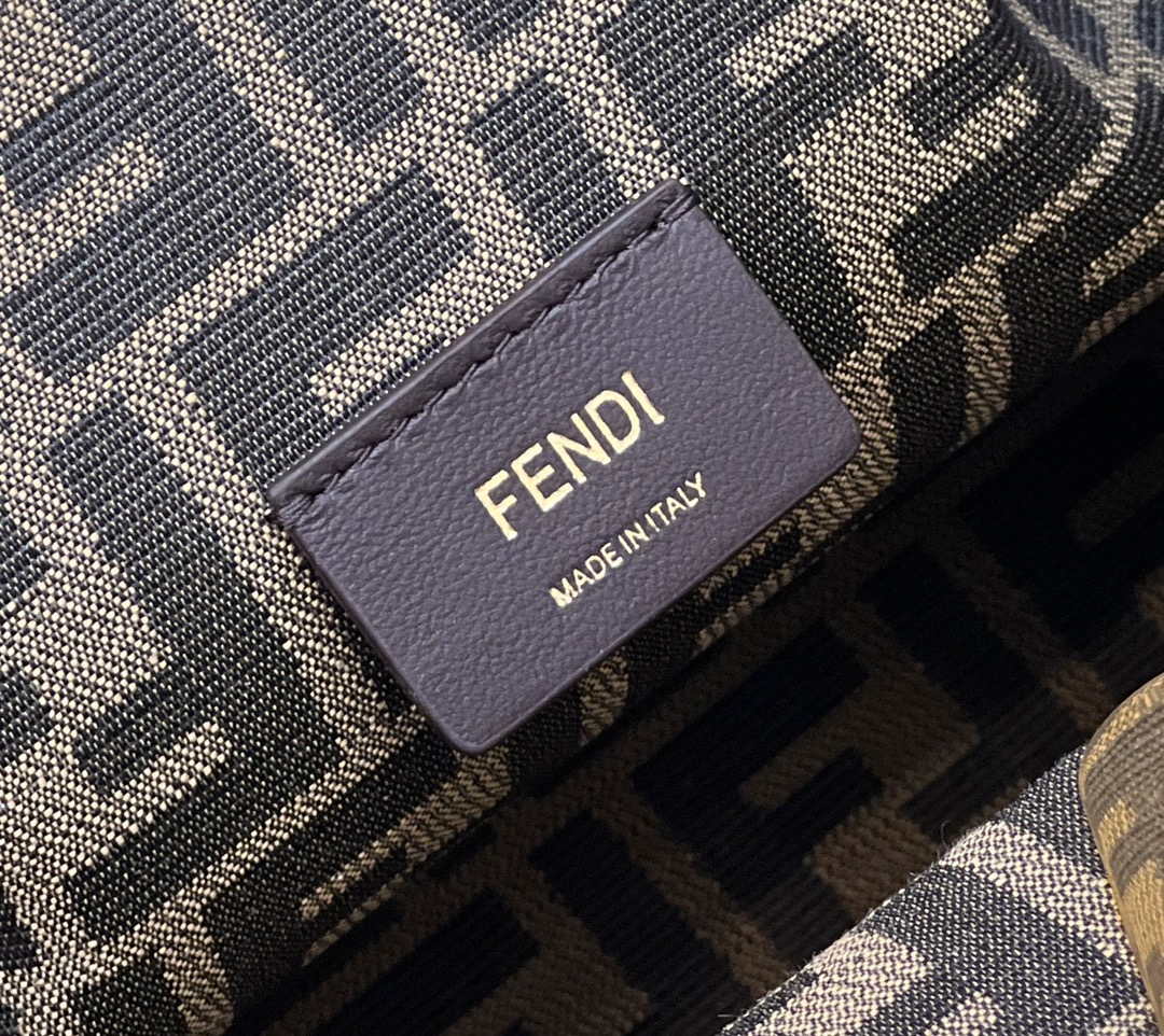 Fendi 8BP127 FENDI FIRST Medium Dark Green leather bag - Default Title - View 6