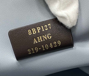 Fendi 8BP127 Fendi First Medium Light Gray flannel bag with embroidery - Default Title - View 8