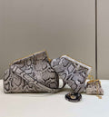 Fendi 8BP127 FENDI FIRST Medium Natural python leather bag