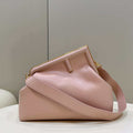 Fendi 8BP127 FENDI FIRST Medium Pink leather bag - Default Title - View 1
