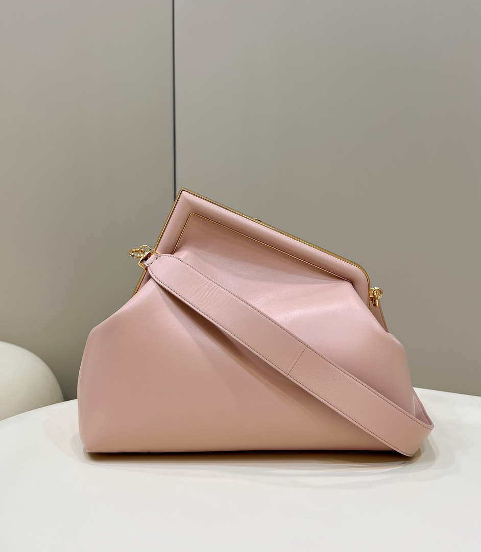 Fendi 8BP127 FENDI FIRST Medium Pink leather bag
